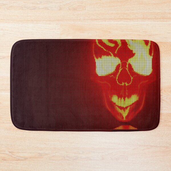 Item preview, Flaming Glowing Skull 8-bit Pixel Art designed and sold by PixelDripped.