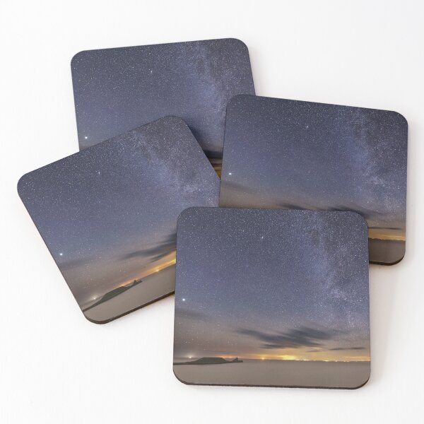 Item preview, Worms Head, Rhossili Bay at Night on Gower designed and sold by Dan Santillo.
