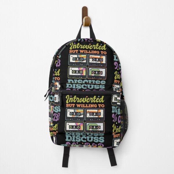 Item preview, Introverted But Willing To Discuss 90's R&B Retro Music designed and sold by GravitiTees.