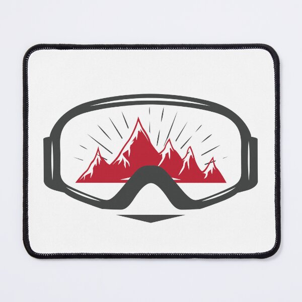 Item preview, Reflected Mountains in Ski Goggles Essential designed and sold by SkiMountain.