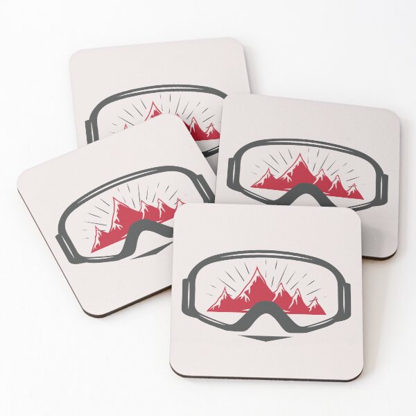 Item preview, Reflected Mountains in Ski Goggles Essential designed and sold by SkiMountain.