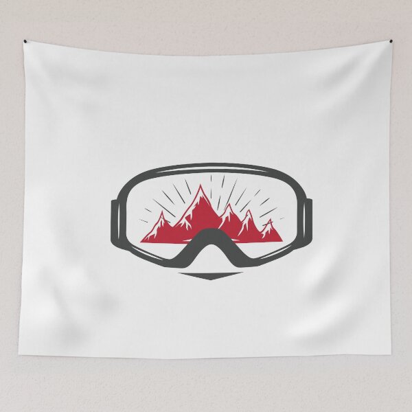 Item preview, Reflected Mountains in Ski Goggles Essential designed and sold by SkiMountain.
