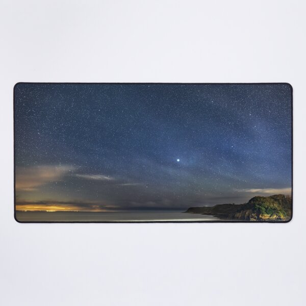 Item preview, Caswell Bay on Gower in Wales at Night designed and sold by Dan Santillo.