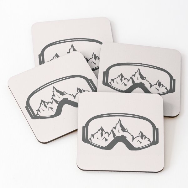 Item preview, Reflected Mountains in Ski Goggles Essential designed and sold by SkiMountain.