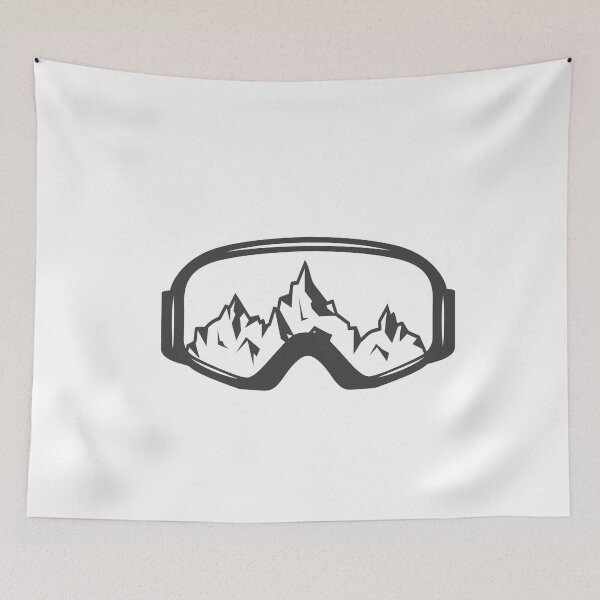 Item preview, Reflected Mountains in Ski Goggles Essential designed and sold by SkiMountain.