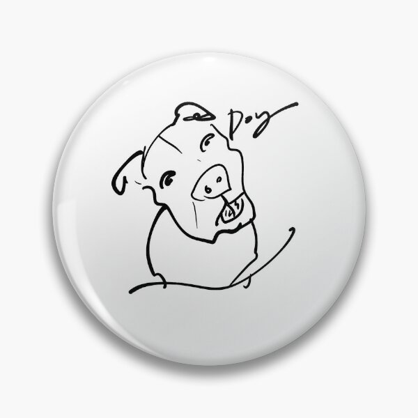 Item preview, a dog with its head tilted designed and sold by crazyhome.