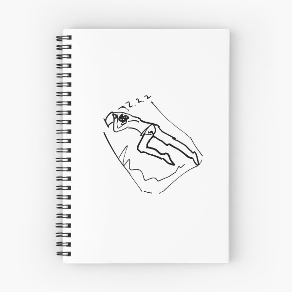 Item preview, a person sleeping in bed designed and sold by crazyhome.