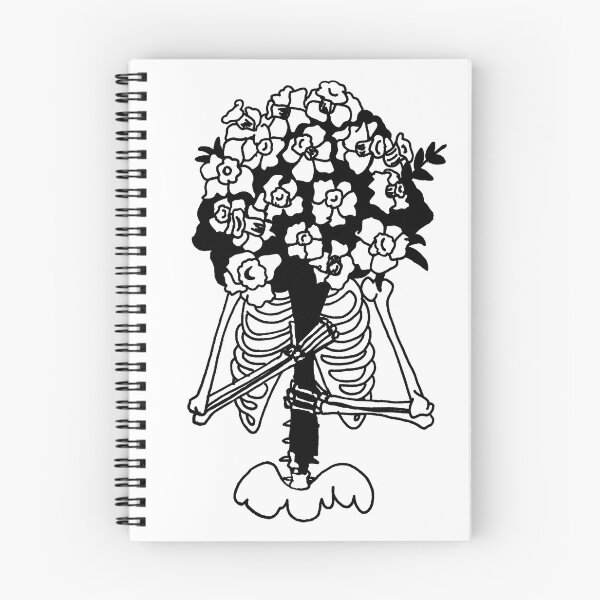 Item preview, Skeleton Holding a Bouquet of Daffodils designed and sold by MissLaKill.