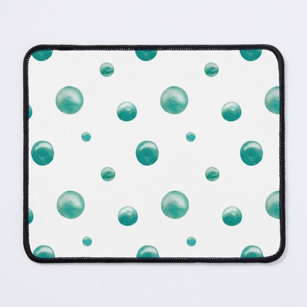 Item preview, Bubbles blue simple pattern a watercolor sketch designed and sold by Yana Mustafina | Boho Soulful Designs.