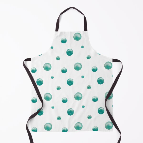 Item preview, Bubbles blue simple pattern a watercolor sketch designed and sold by Yana Mustafina | Boho Soulful Designs.