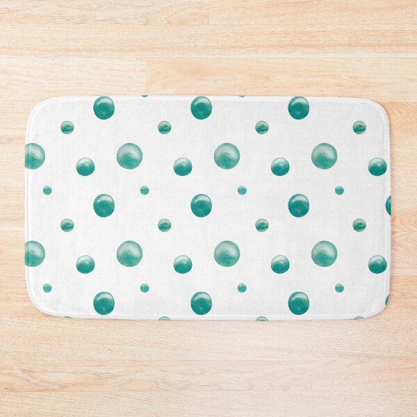 Item preview, Bubbles blue simple pattern a watercolor sketch designed and sold by Yana Mustafina | Boho Soulful Designs.