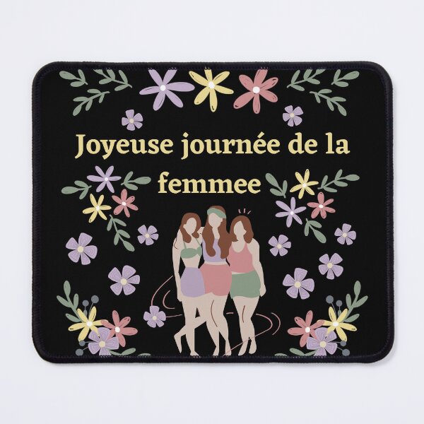 Item preview, Joyeuse Journée Internationale de la femme! français designed and sold by Stikle.