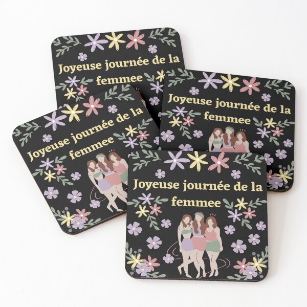 Item preview, Joyeuse Journée Internationale de la femme! français designed and sold by Stikle.