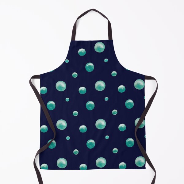 Item preview, Bubbles blue seamless pattern a watercolor blue designed and sold by Yana Mustafina | Boho Soulful Designs.