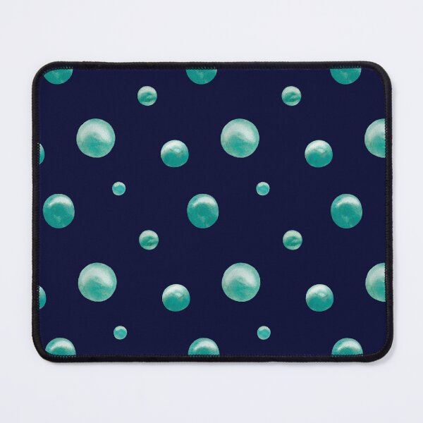 Item preview, Bubbles blue seamless pattern a watercolor blue designed and sold by Yana Mustafina | Boho Soulful Designs.