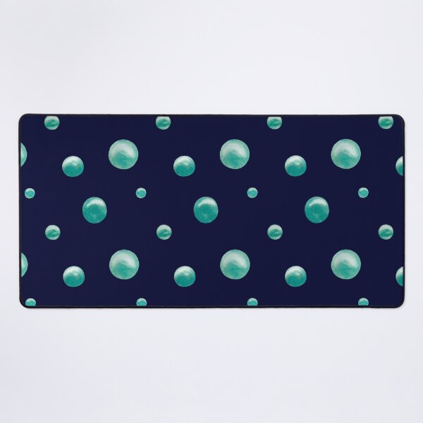 Item preview, Bubbles blue seamless pattern a watercolor blue designed and sold by Yana Mustafina | Boho Soulful Designs.