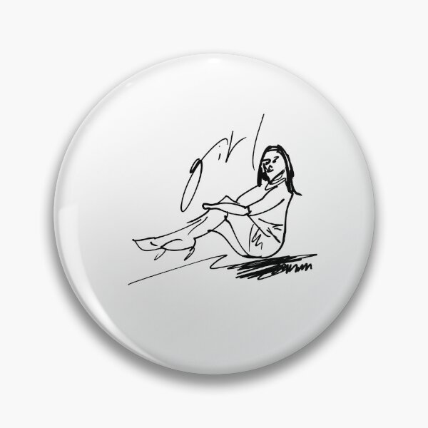 Item preview, A woman who is sitting down and posing nicely. designed and sold by crazyhome.