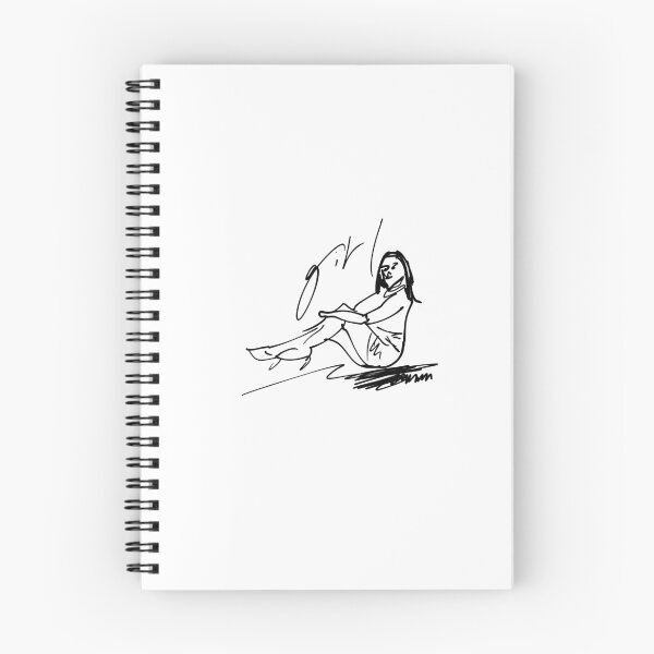 Item preview, A woman who is sitting down and posing nicely. designed and sold by crazyhome.