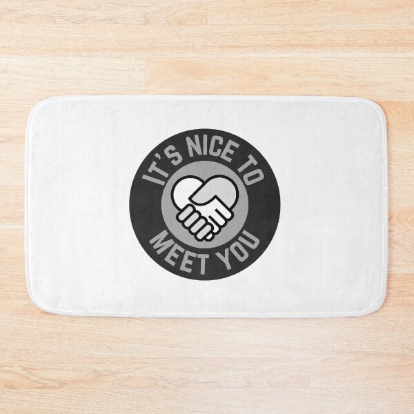 Item preview, It's nice to meet you - Pleasure to meet you, how do you do designed and sold by DesignIndiaStar.