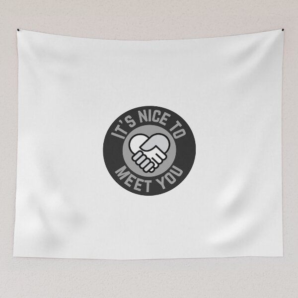 Item preview, It's nice to meet you - Pleasure to meet you, how do you do designed and sold by DesignIndiaStar.