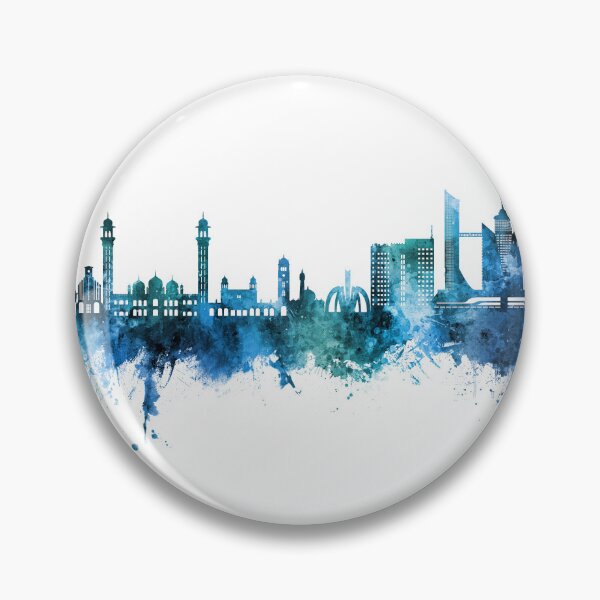 Item preview, Faisalabad Pakistan Skyline designed and sold by ArtPrints.