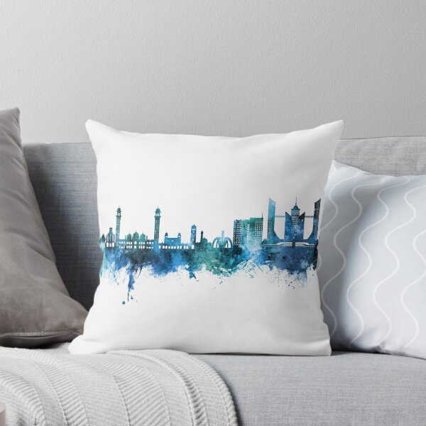 Item preview, Faisalabad Pakistan Skyline designed and sold by ArtPrints.