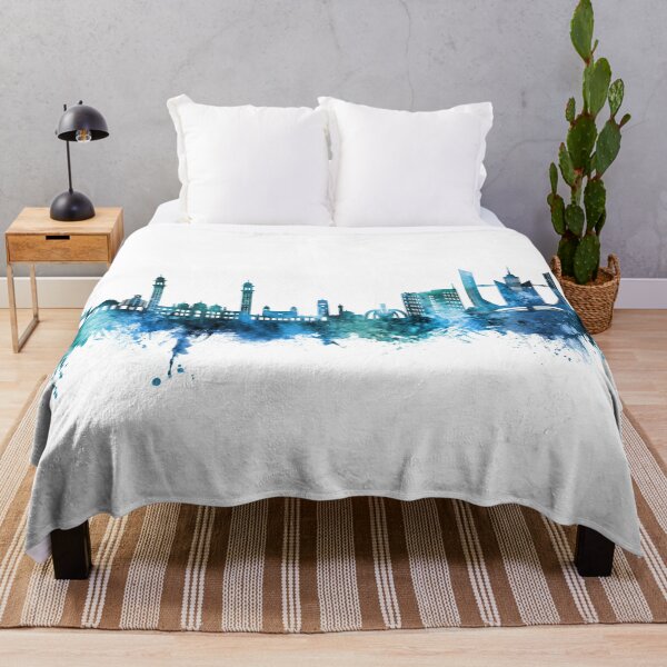 Item preview, Faisalabad Pakistan Skyline designed and sold by ArtPrints.