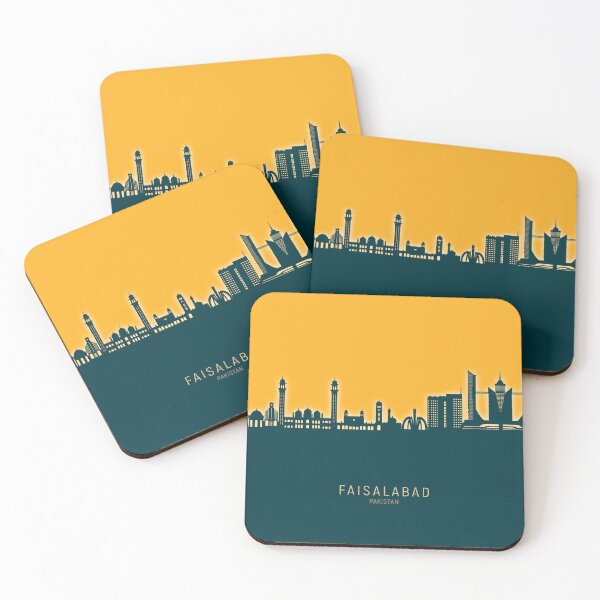 Item preview, Faisalabad Pakistan Skyline designed and sold by ArtPrints.