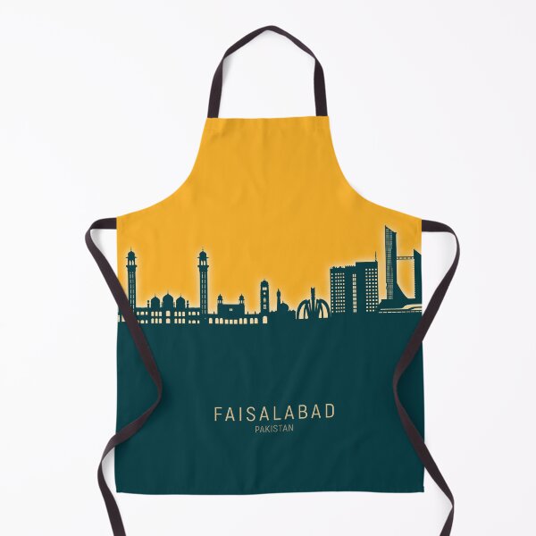 Item preview, Faisalabad Pakistan Skyline designed and sold by ArtPrints.