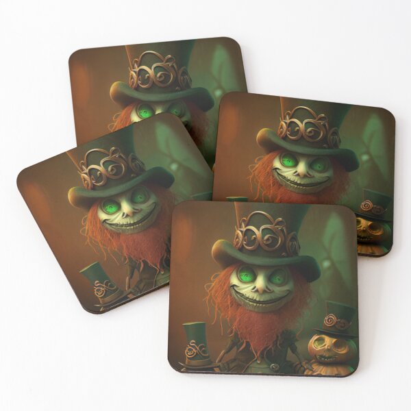 Item preview, The Trickster's Treat: A Pumpkin-Cursed Leprechaun designed and sold by SPOOKY-365.