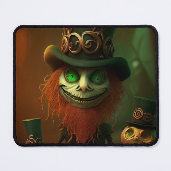 Item preview, The Trickster's Treat: A Pumpkin-Cursed Leprechaun designed and sold by SPOOKY-365.