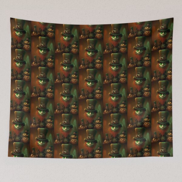 Item preview, The Trickster's Treat: A Pumpkin-Cursed Leprechaun designed and sold by SPOOKY-365.
