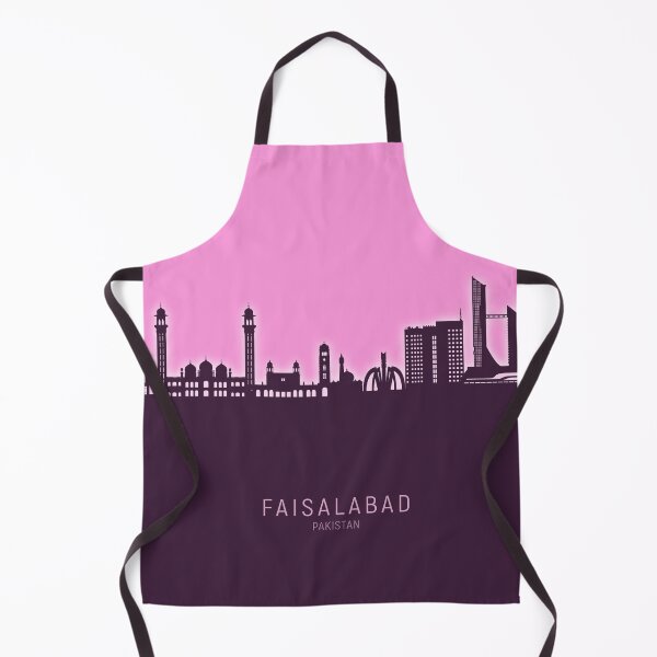 Item preview, Faisalabad Pakistan Skyline designed and sold by ArtPrints.
