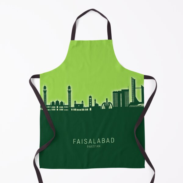 Item preview, Faisalabad Pakistan Skyline designed and sold by ArtPrints.