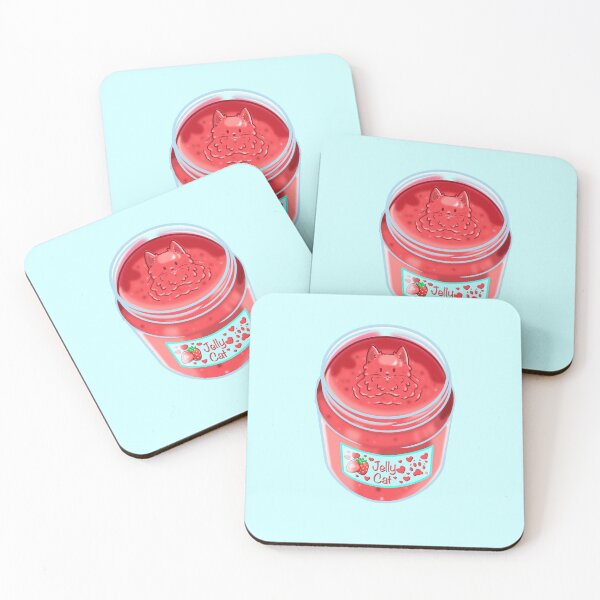 Item preview, Strawberry Jelly Cat Jar designed and sold by Meo7643.