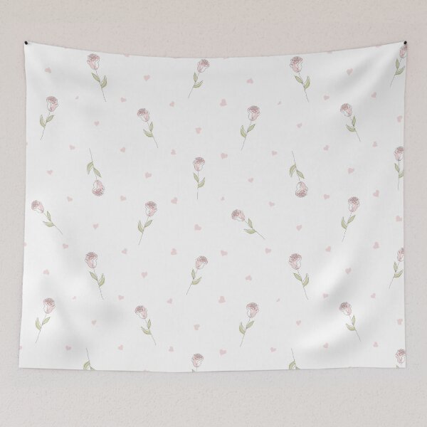 Item preview, Seamless pattern with hand drawn rose flower continuous one line art. designed and sold by NasyaLis.