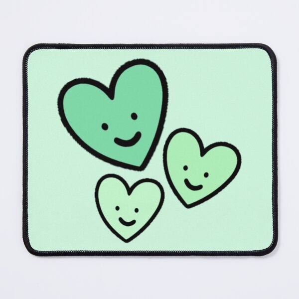 Item preview, Pastel Turquoise Hearts designed and sold by everything4eva.