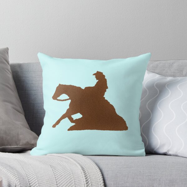 Item preview, Brown Reining Horse On Light Blue designed and sold by Stuffnthingz.