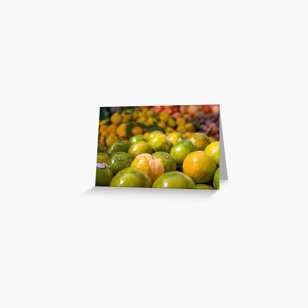 Oranges in Bangkok Greeting Card