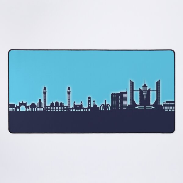 Item preview, Faisalabad Pakistan Skyline designed and sold by ArtPrints.