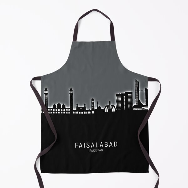 Item preview, Faisalabad Pakistan Skyline designed and sold by ArtPrints.