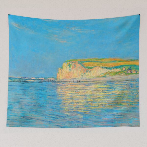 Item preview, Low Tide at Pourville by Claude Monet,Claude Monet famous paintings,Vintage Painting designed and sold by Tamas Das.