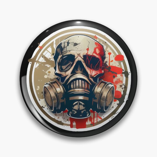 Item preview, Gasmask skull designed and sold by BoneyardGrafix.