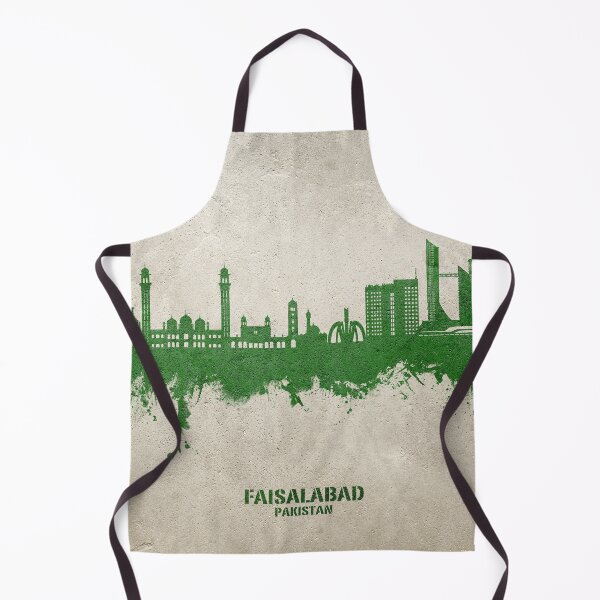 Item preview, Faisalabad Pakistan Skyline designed and sold by ArtPrints.