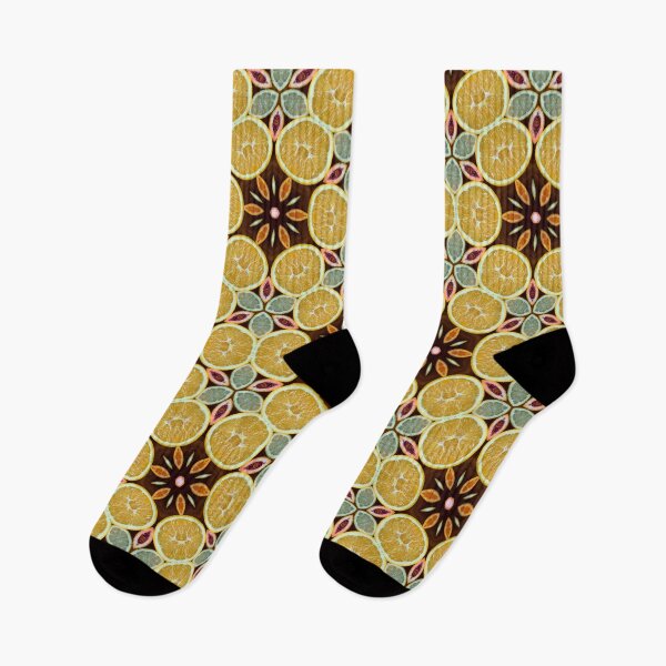 Item preview, Flor de cítricos geométrica designed and sold by MothFluffStore.