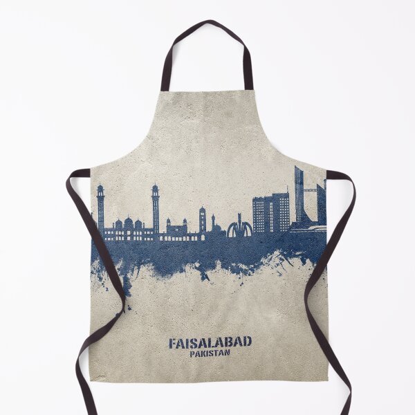 Item preview, Faisalabad Pakistan Skyline designed and sold by ArtPrints.