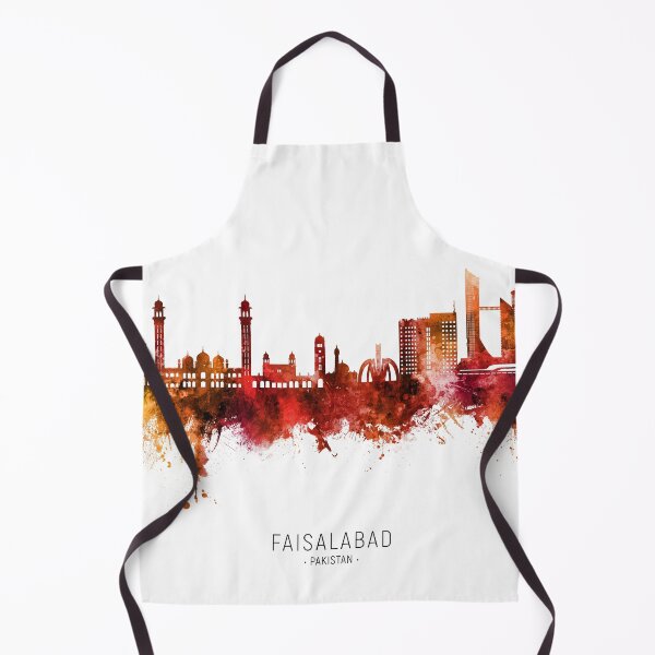 Item preview, Faisalabad Pakistan Skyline designed and sold by ArtPrints.