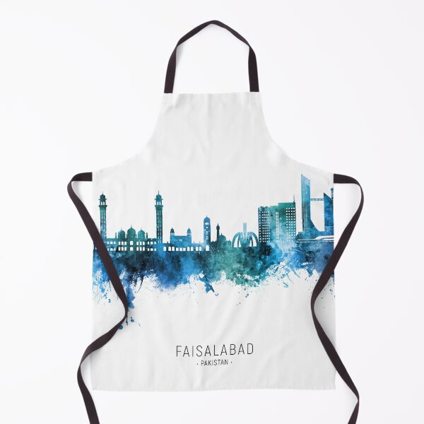 Item preview, Faisalabad Pakistan Skyline designed and sold by ArtPrints.