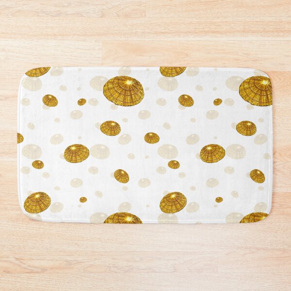 Item preview, Seashell yellow cute pattern a watercolor sketch designed and sold by Yana Mustafina | Boho Soulful Designs.