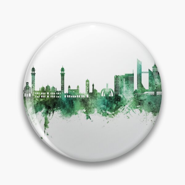 Item preview, Faisalabad Pakistan Skyline designed and sold by ArtPrints.